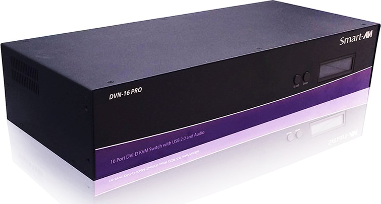 Smart-AVI DVN-16Pro - 16-Port DVI-D KVM Switch