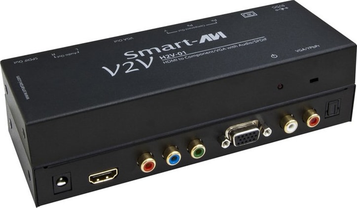 Smart-AVI V2V-H2V-01S - HDMI to Component/VGA and Stereo Audio Converter