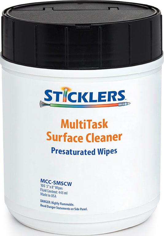 Sticklers MCC-SMSCW - MultiTask Surface Cleaner (100 5x8' Wipes in Plastic Tub)