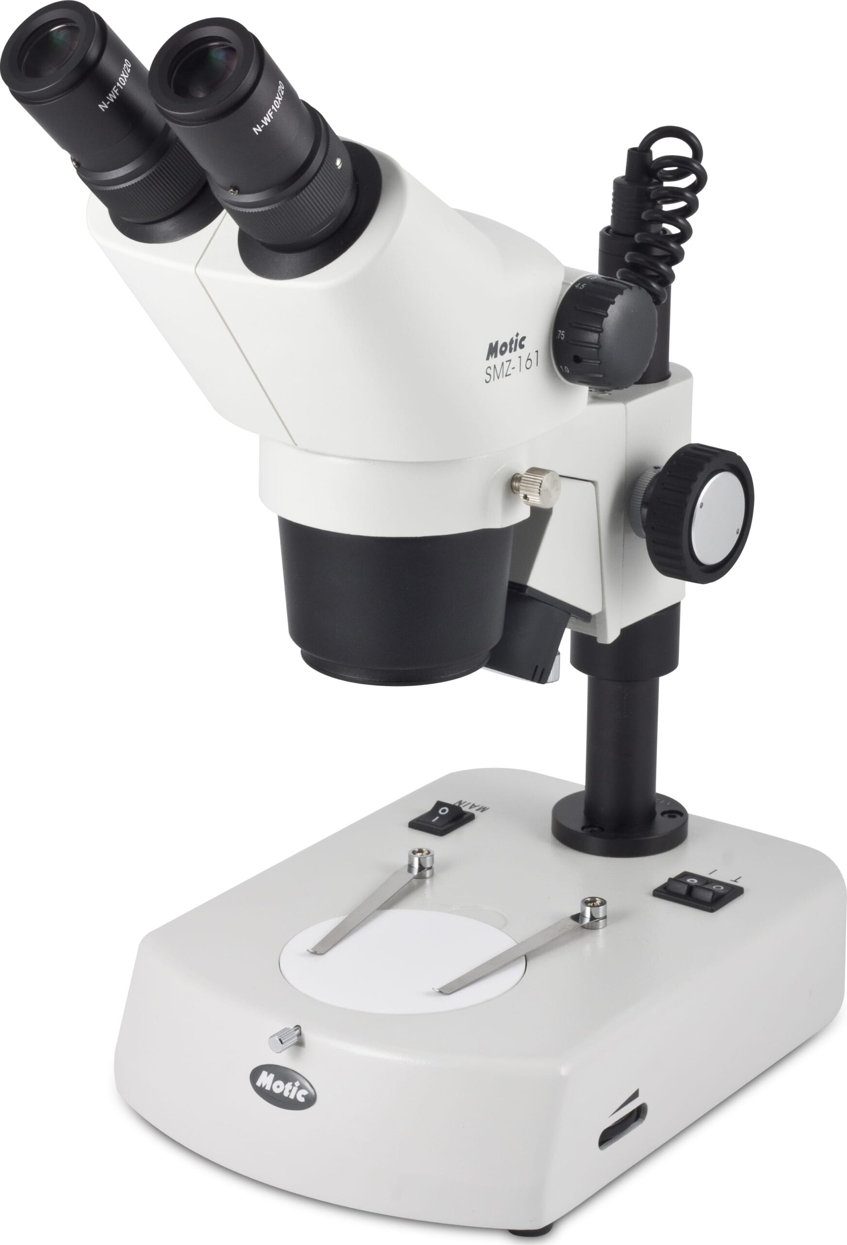 Motic SMZ-161-BL(R2GG) Stereo Microscopes - Type (Microscopes): Stereo, Body Style: Binocular, Illumination Type: Halogen