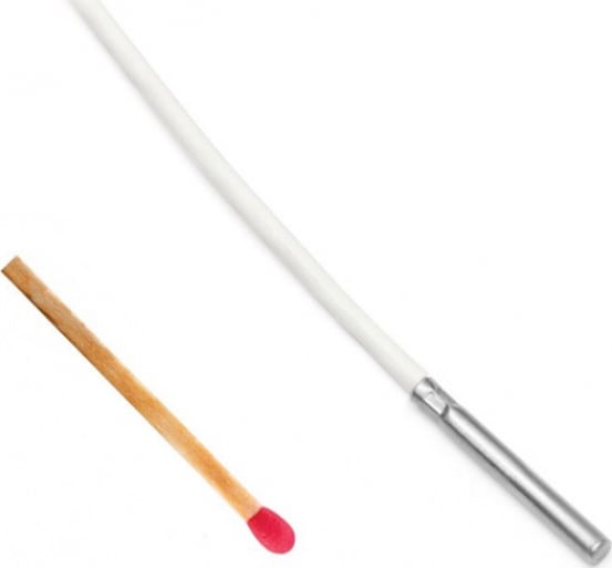 Comet SN252 - Ultra-Thin Temperature Probe Pt1000TG3/0, No Connector, Without Connector