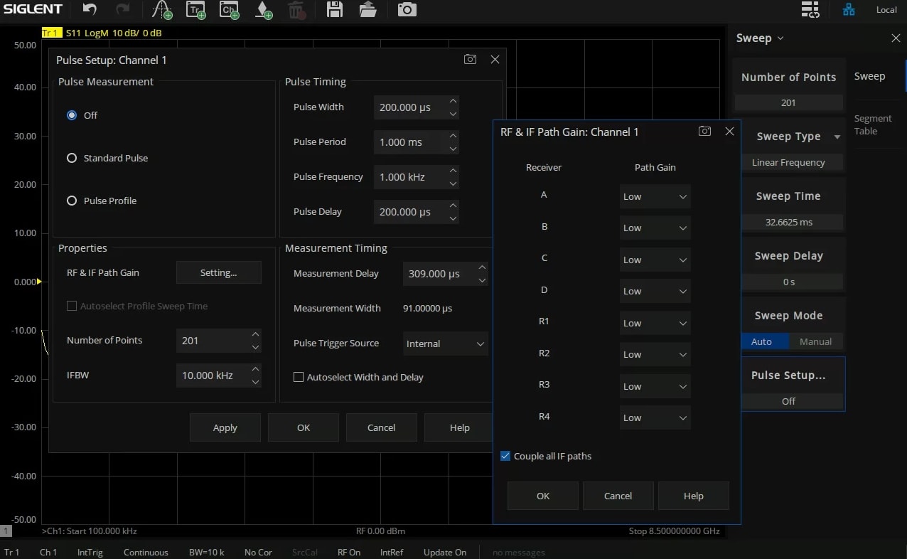 Siglent SNA6000-PM - Pulse Measurement Option for SNA6000A