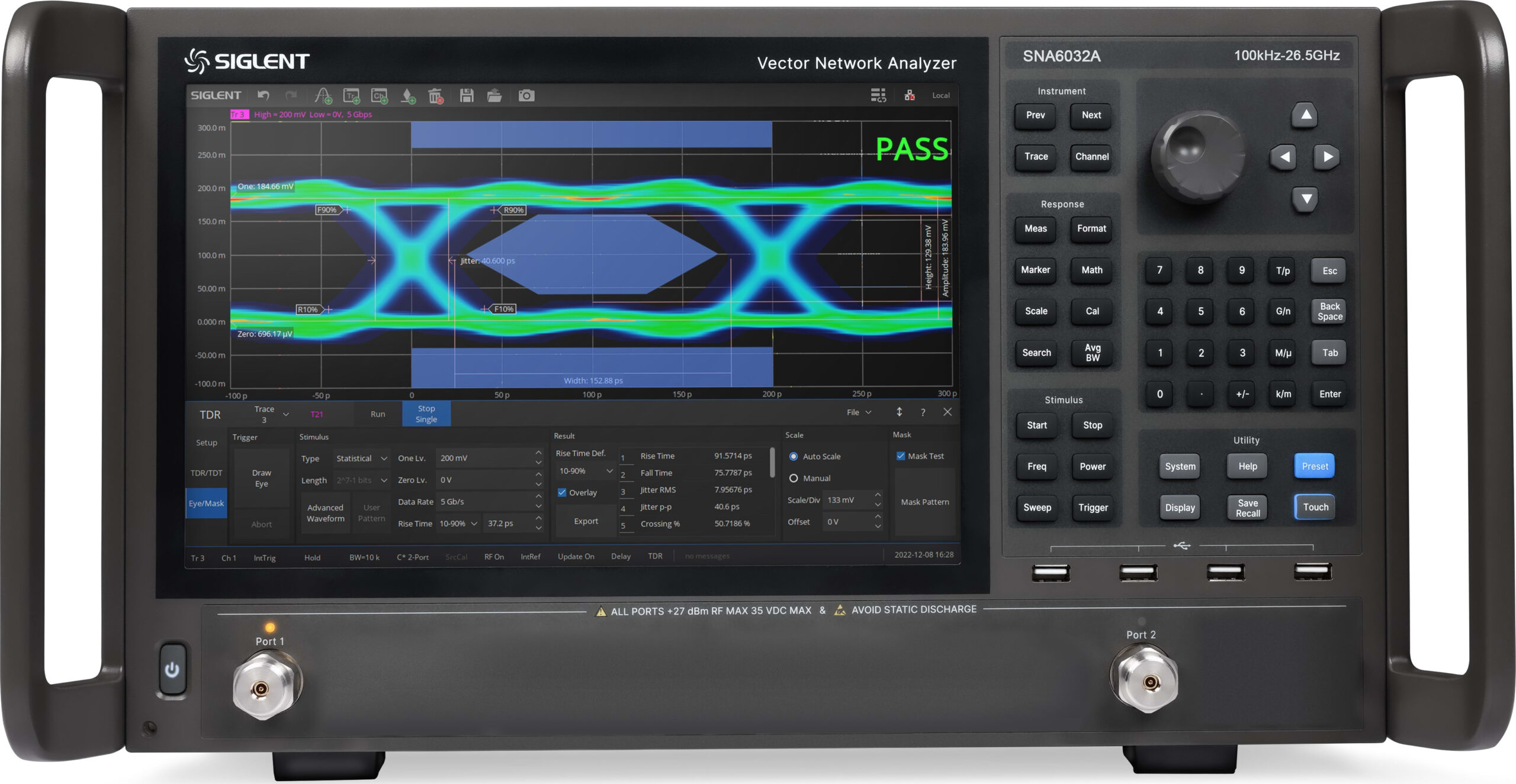 Siglent SNA6032A - Vector Network Analyzer (2 Port / 100 kHz to 26.5 GHz)