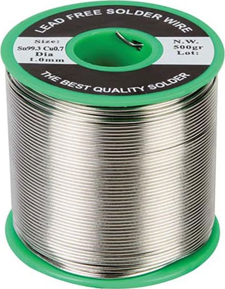 Velleman SOLD500GLF - Lead-Free Solder Sn 99.3% - Cu 0.7% 0.04' 1.10lbs.