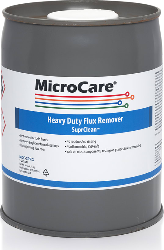 MicroCare MCC-SPRG - Heavy Duty Flux Remover, SuprClean (1 Gallon Mini-Pail)