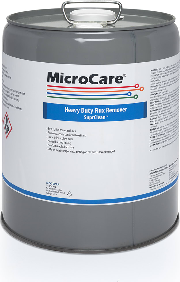 MicroCare MCC-SPRP - Heavy Duty Flux Remover, SuprClean (5 Gallon Pail)