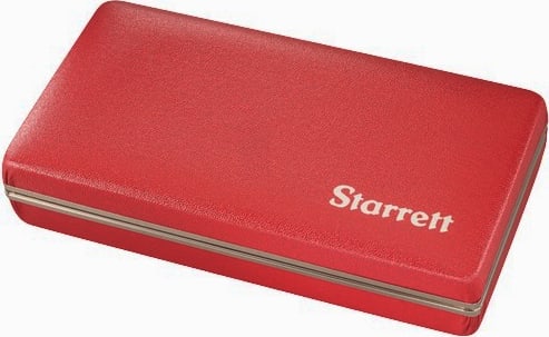 Starrett 921 - Steel/Vinyl Case for 1/2' (13mm) Micrometers