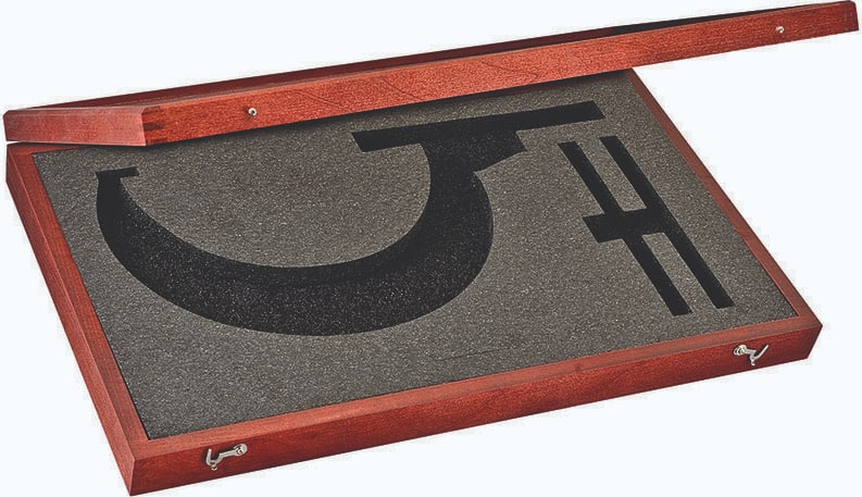 Starrett 931 - Wood Case for 8' (200mm) Micrometers