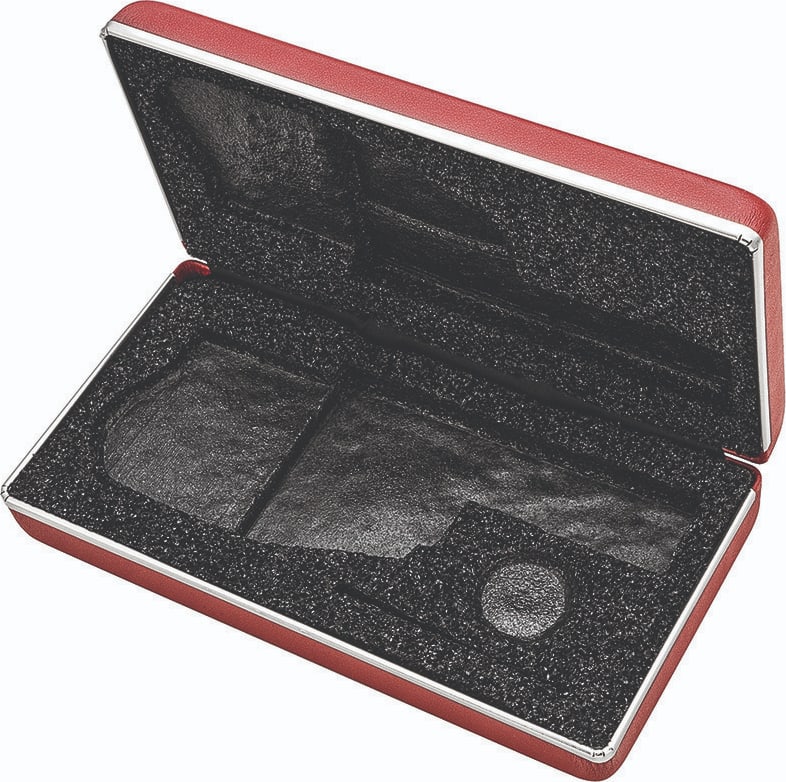Starrett 949 - Deluxe Padded Steel/Vinyl Case for 1' / 25mm, 733 Micrometers