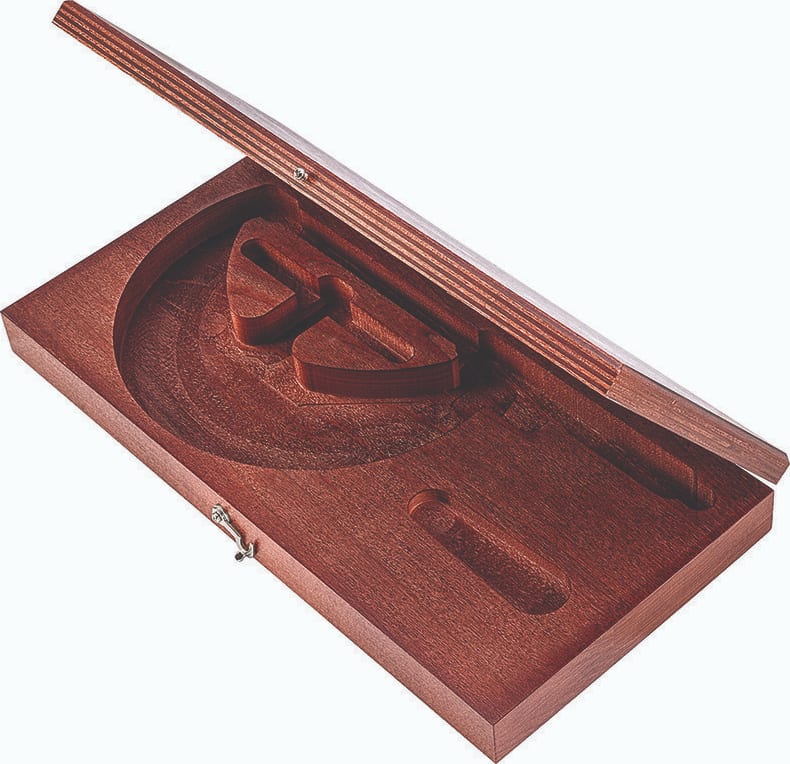 Starrett 953 - Wood Case for 5' (125mm) Micrometers