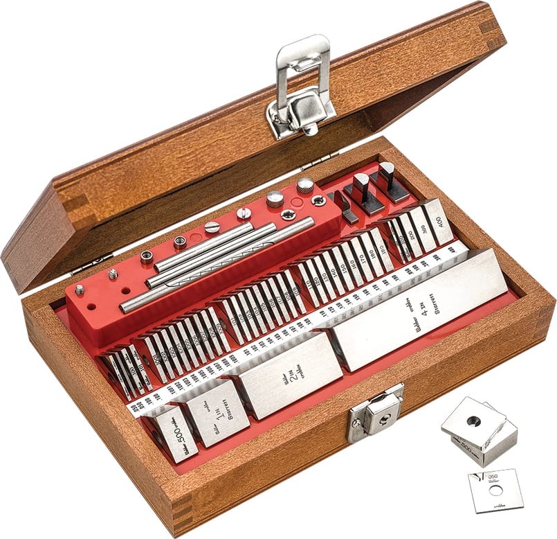 Starrett CS 9105. - Wooden Storage Case for 33/34/36 Piece Inch Gage Blocks (.100' Series)