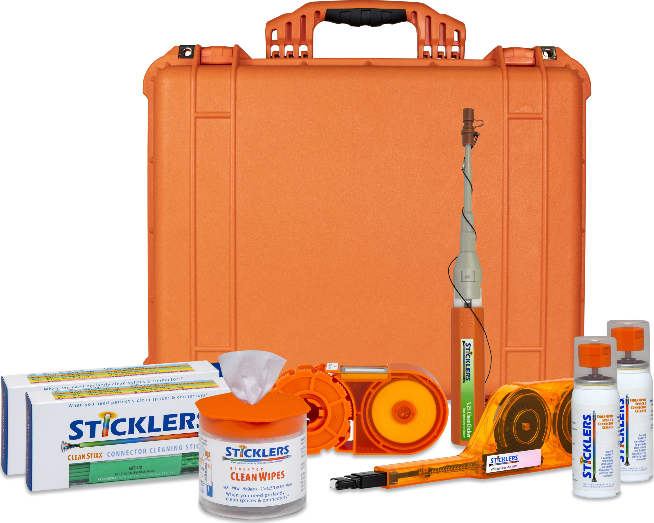 Sticklers MCC-FK17 - Fiber Optic Cleaning Kit, LC/MPO - NS