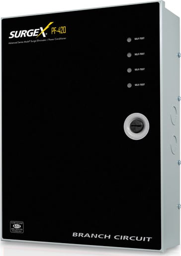 SurgeX PF420 Branch Circuit Surge Eliminator, Multi Circuit, 120V/20A