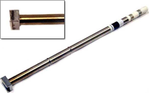 Hakko T15-1002 - T15 Series Soldering Tip, Tunnel, 10.4 x 5.1mm