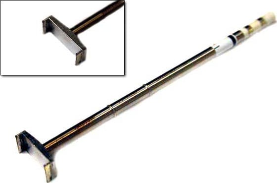 Hakko T15-1008 - T15 Series Soldering Tip, Tunnel, 10.2 x 19.5mm