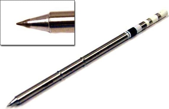 Hakko T15-B - T15 Series Soldering Tip, Conical, R0.2 x 7.5 mm