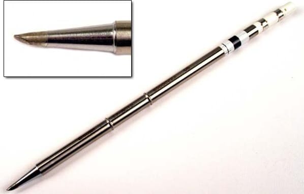 Hakko T15-BC12 - T15 Series Soldering Tip, Bevel, 1.2mm/60° x 15mm