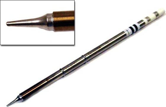 Hakko T15-BCF1 - T15 Series Soldering Tip, Bevel, 1mm/45° x 11.5mm (tinned on bevel face only)