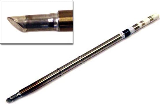 Hakko T15-C4 - T15 Series Soldering Tip, Bevel, 4mm/45° x 11.5mm