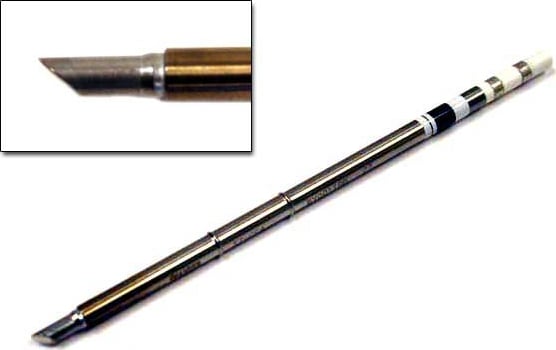 Hakko T15-CF4 - T15 Series Soldering Tip, Bevel, 4mm/45° x 11.5mm (tinned on bevel face only)