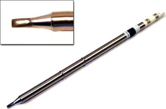 Hakko T15-D24 - T15 Series Soldering Tip, Chisel, 2.4 x 10mm