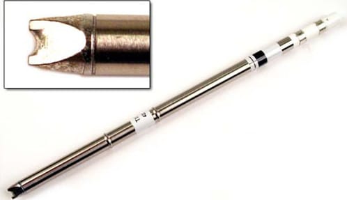 Hakko T15-R20 - T15 Series Soldering Tip, Slot, 2 x 1.3mm