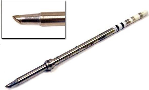 Hakko T17-BC3 - T17 Series Soldering Tip, Bevel, 3mm/45° x 10mm
