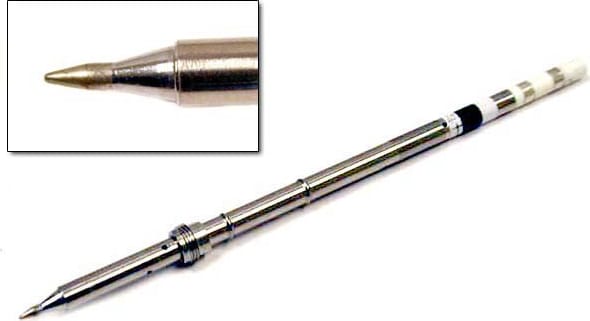 Hakko T17-D08 - T17 Series Soldering Tip, Chisel, 0.8mm x 9.5mm