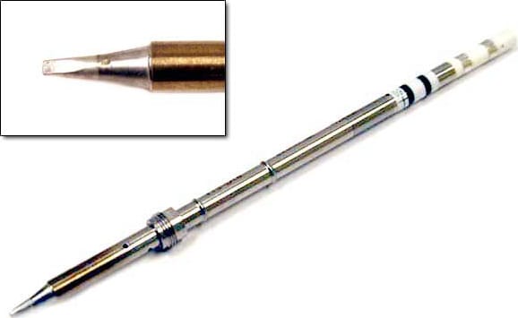 Hakko T17-D16 - T17 Series Soldering Tip, Chisel, 1.6mm x 10mm