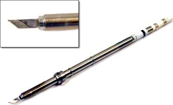 Hakko T17-KU - T17 Series Soldering Tip, Knife, 3mm/45° x 11mm