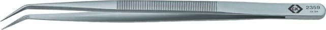 CK Tools T2359 - Bent Positioning Tweezers, 150mm
