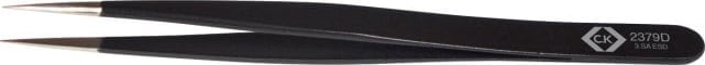 CK Tools T2379D - Very Sharp ESD Tweezers, 120mm