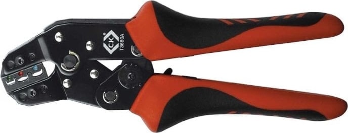CK Tools T3680A - Ratchet Crimper Pliers Insulated Terminal, .25-2.5mm 2K