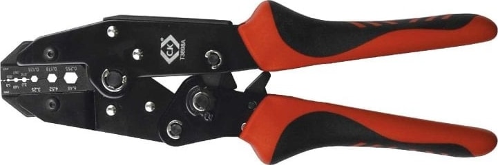 CK Tools T3698A - Ratchet Crimping Pliers Coax, BNC, TNC 1-6.48mm 2K