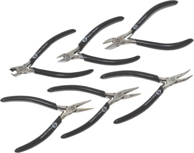 CK Tools T3703 - Precision Plier and Cutter, Set of 6