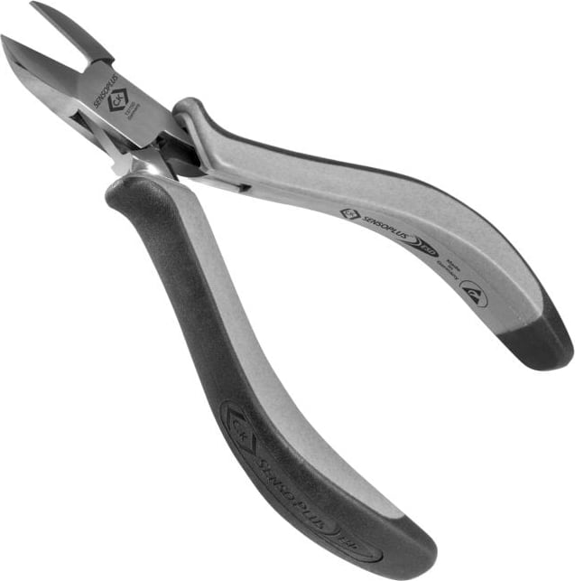CK Tools T3775D - SensoPlus ESD Side Cutter, Mini Bevel Cut, 135mm