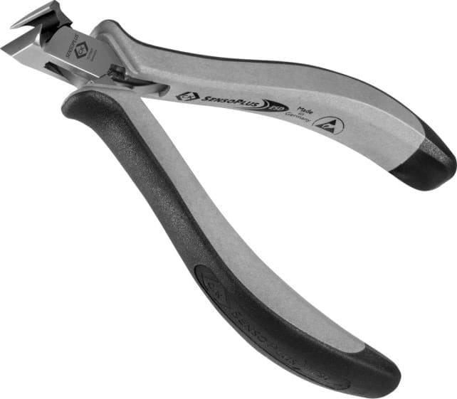 CK Tools T3778DF - SensoPlus ESD Oblique Cutter Full Flush, 120mm