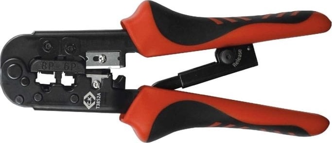 CK Tools T3852A - Ratchet Crimping Pliers for Modular 6/8P 2K