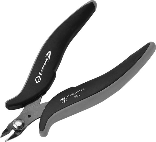 CK Tools T3883 - Ecotronic ESD Side Cutters, Micro