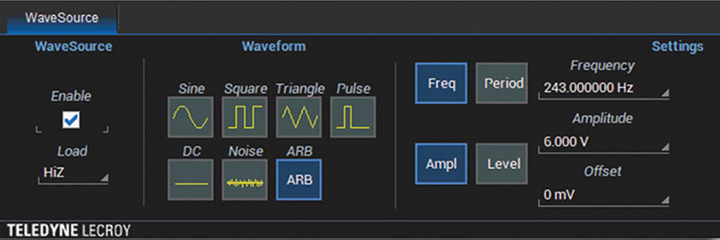 LeCroy T3DSO1000A-FG 25MHz Function/Arbitrary Waveform Generator