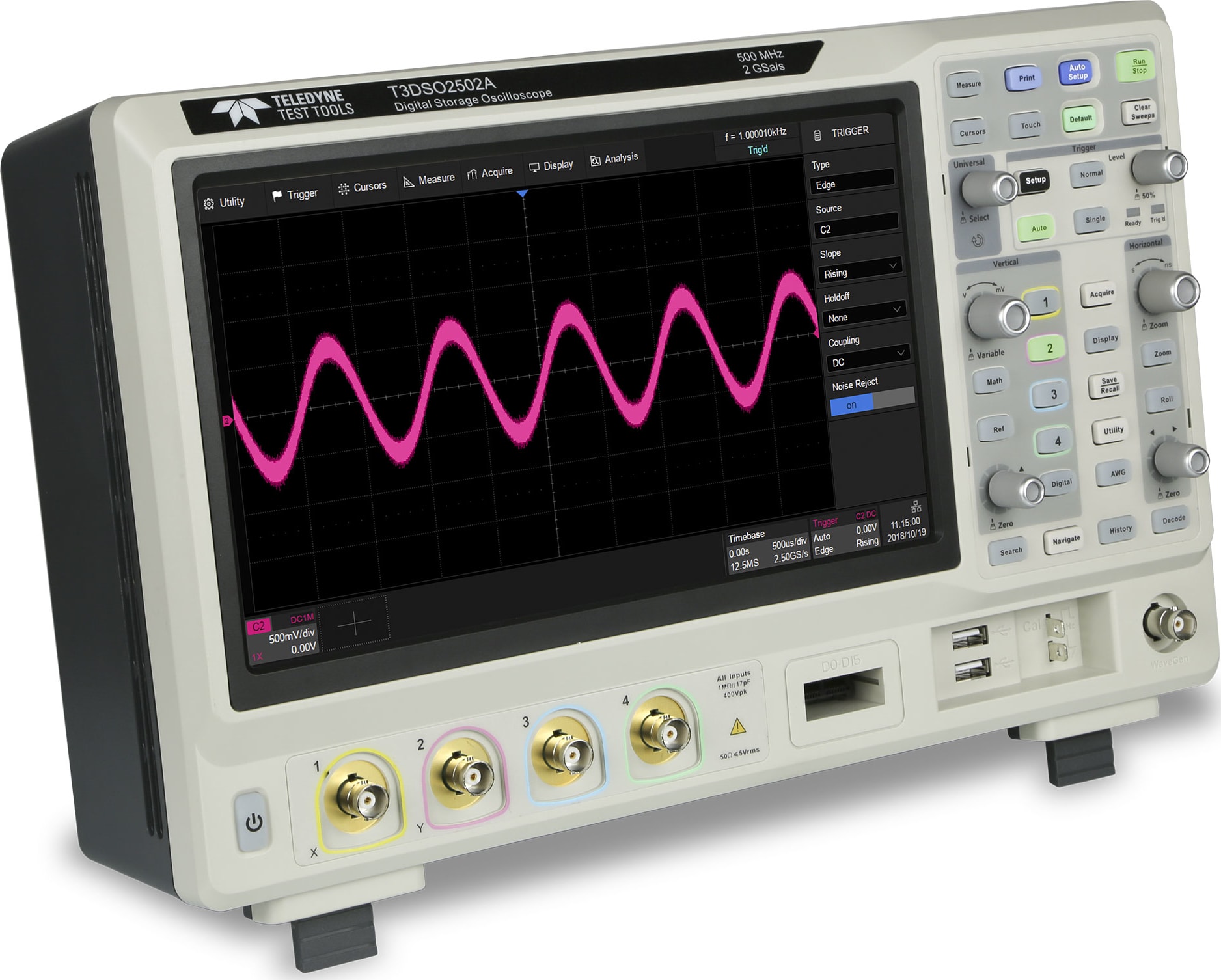 Teledyne LeCroy T3DSO2104A - 100 MHz / 4 Channel Digital Oscilloscope