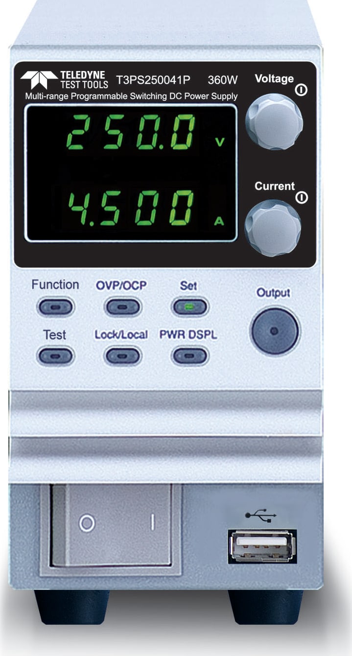LeCroy T3PS250041P - Multirange DC Power Supply (0–250 V / 0–4.5 A / 360 W)