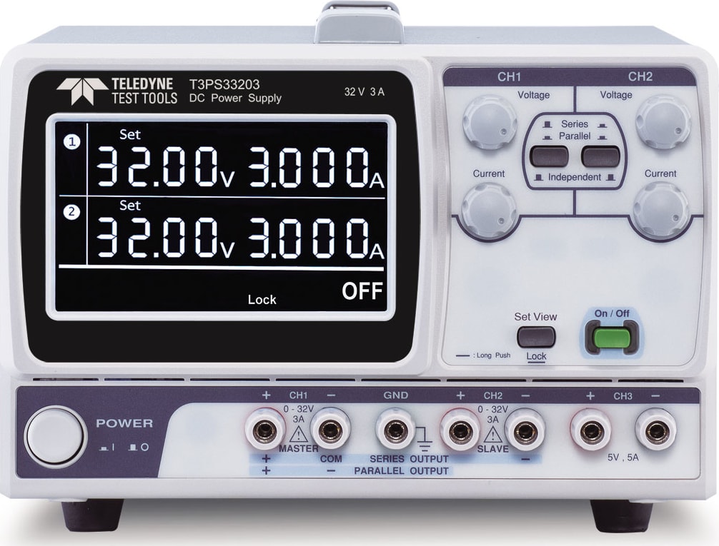 Teledyne LeCroy T3PS33203 - Three Output, Bench DC Power Supply