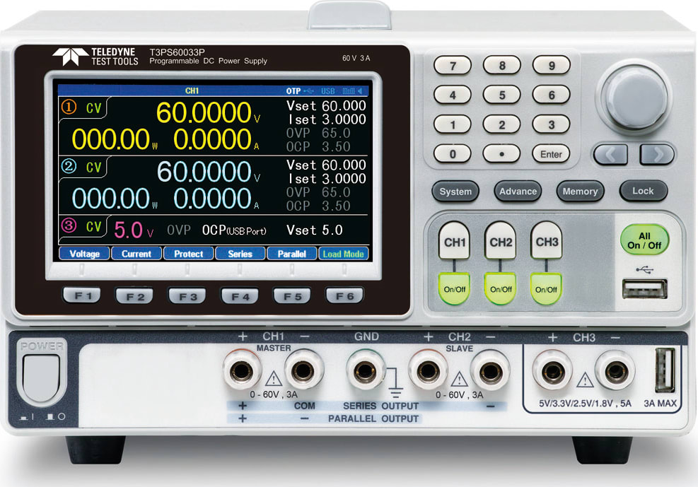 LeCroy T3PS30063P - Three-Output Programmable DC Power Supply (0-30V / 0-6A)