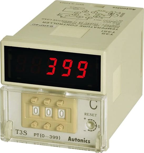 Autonics T3S-B4RJ2C - Thumbwheel Switch Digital Temperature Controller