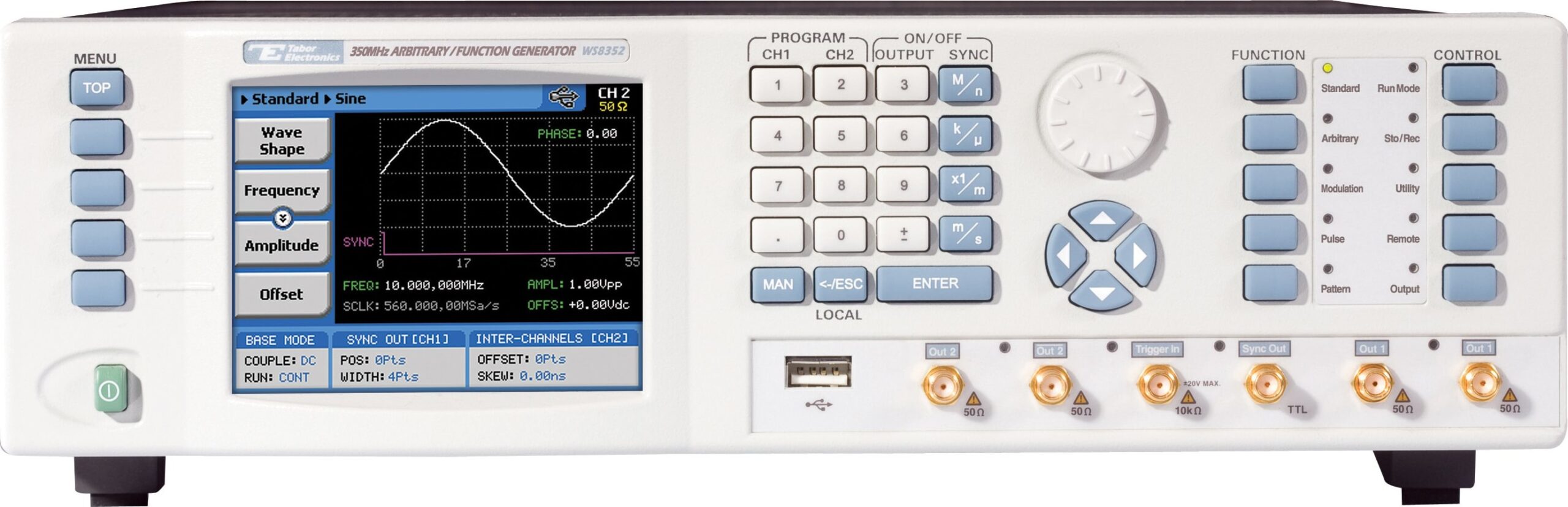 Tabor WS8352A-DST - 350MHz Dual Channel Arbitrary Function Generator