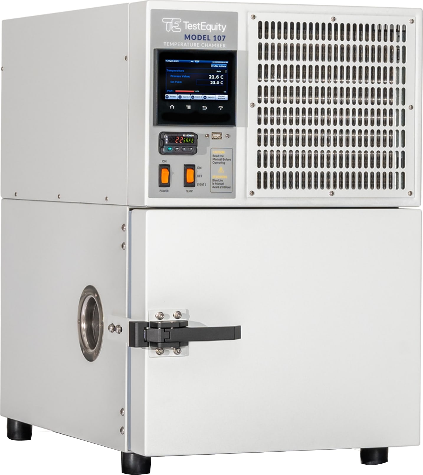 TestEquity TE-107 - Benchtop Chamber (Temperature Only), -42 to 130°C, 0.7 CuFt (19.8L)
