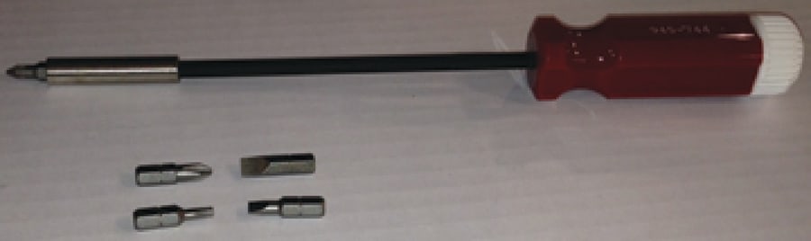 Techni-Pro 945-744 - 5-in-1 Magnetic Driver with Bits, 12'