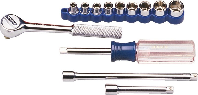 Techni-Pro 997-106 - 14-Piece Inch Socket Set, 1/4' Drive