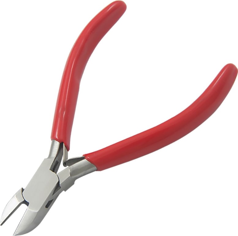 Techni-Pro CUT-497 - Cutter, Diagonal, Round, 4.5' OAL, Semi Flush, PVC Handle, Stainless Steel